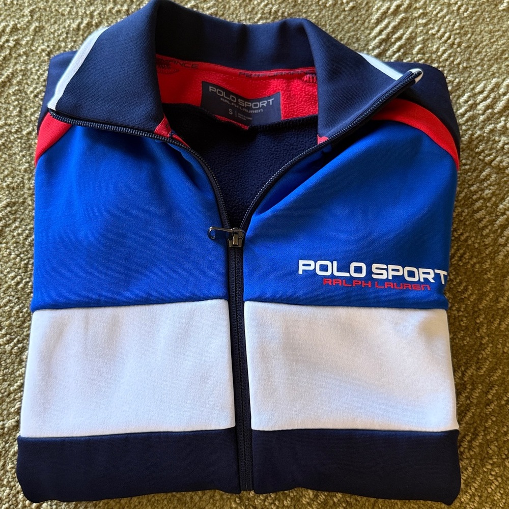 Ralph Lauren Polo Sport Blue and White Shirt